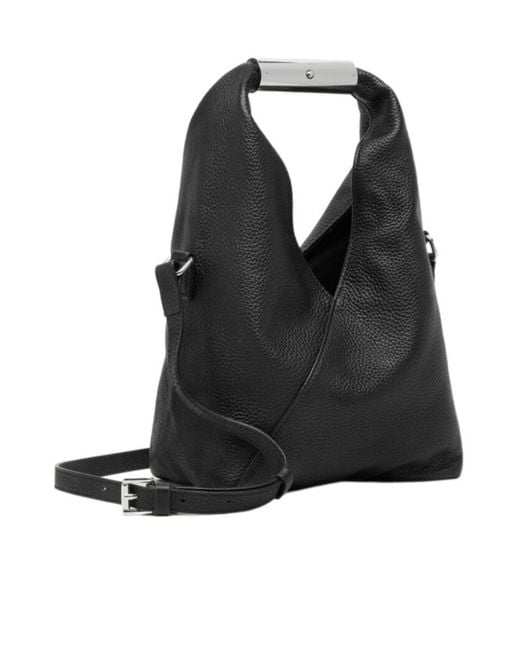MM6 by Maison Margiela Black Maison Margiela Japanese Crossbody Bag