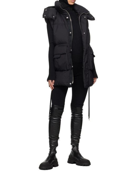 Moncler Black X Willow Smith Hooded Down Vest