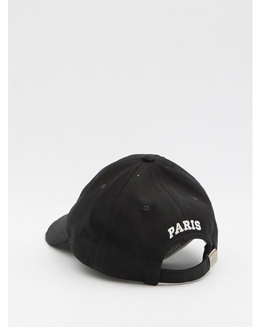 Céline Black Triomphe Cap for men