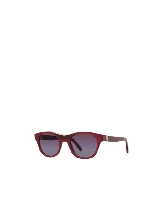 Givenchy Purple Eyewear Oval Frame Sunglasses for men