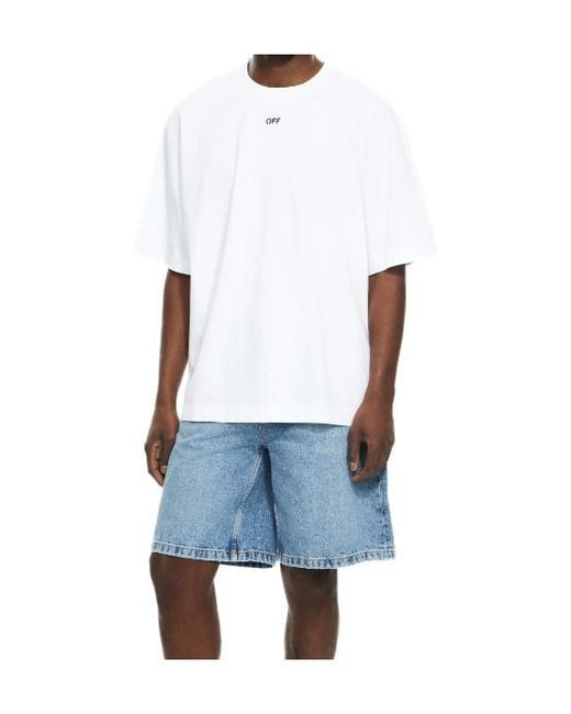 Off-White c/o Virgil Abloh White 3D Spray Arrow Skate T-Shirt for men
