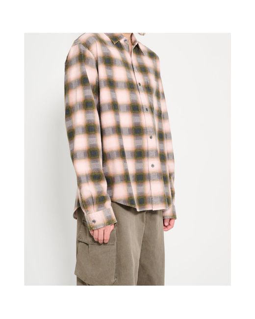 Stussy Natural Plaid Shirt for men