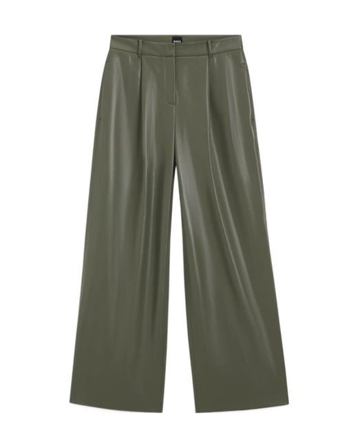 Boss Green Wide-Leg Pants