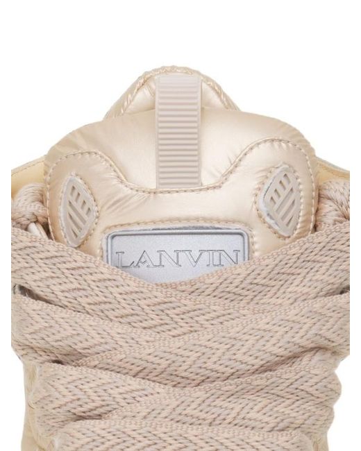 Lanvin Natural Curb Sneakers