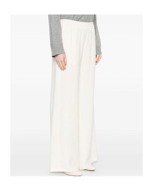 Fabiana Filippi White Amelia Trousers