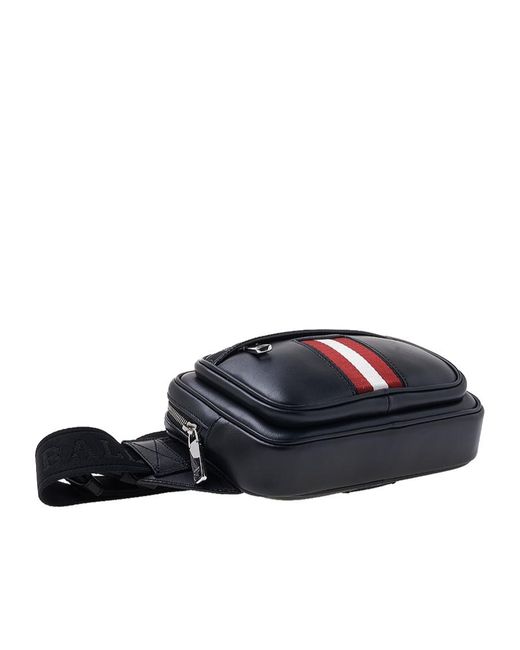 Bally Blue Zippered Waist Pack for men