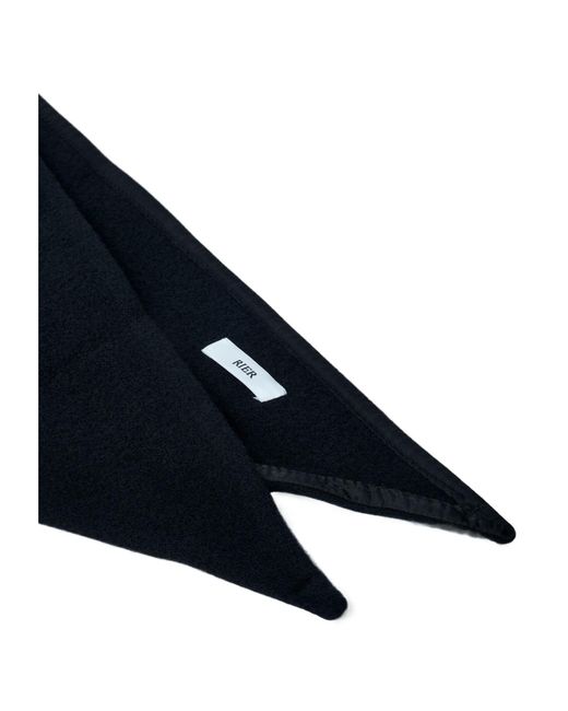 Rier Blue Mini Self-Tie Scarf for men