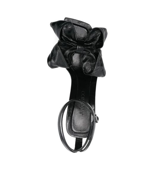 Jimmy Choo Black Open-Toe High-Heeled Sandals