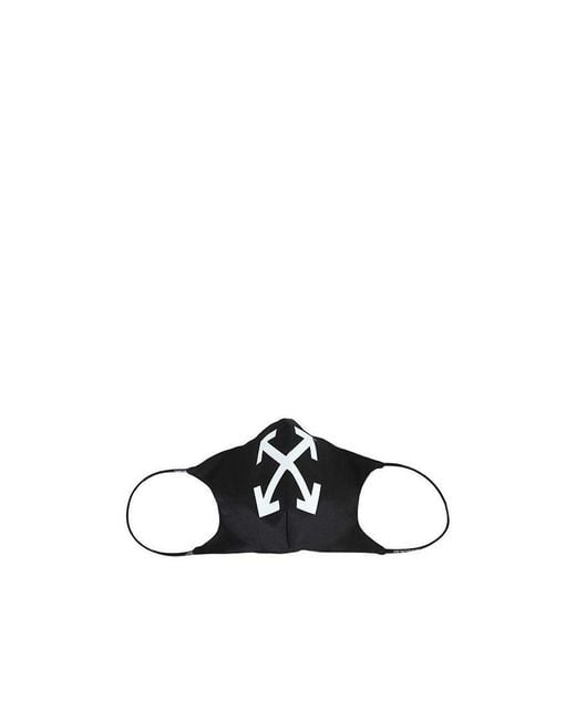Off-White c/o Virgil Abloh White Arrow Printed Face Mask for men