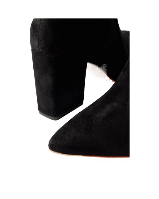 Loeffler Randall Black Isla Suede Ankle Boots