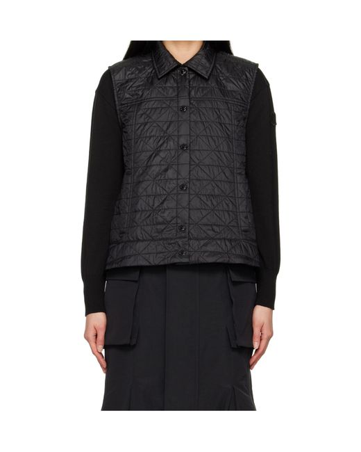 Moncler Black Vests