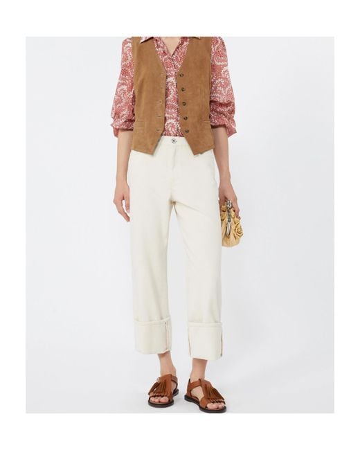 Weekend by Maxmara White Gesto Straight Leg Pants