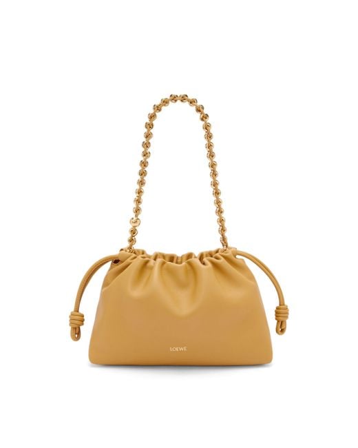 Loewe Natural Flamenco Medium Drawstring Shoulder Bag