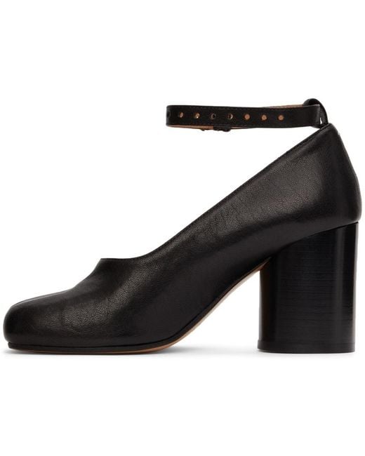 Maison Margiela Black Tabi Mary-Jane Pumps