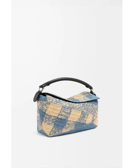 Loewe Blue Small Puzzle Edge Bag