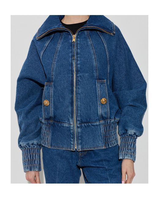 Balmain Blue Denim Jackets