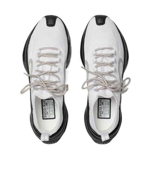 Gucci Black Run Low-Cut Casual Sneakers
