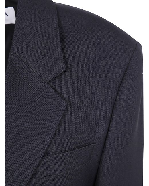 Filippa K Blue Dilon Single-Breasted Blazer