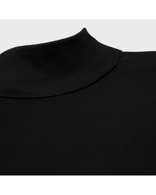 Céline Black High Neck Top for men