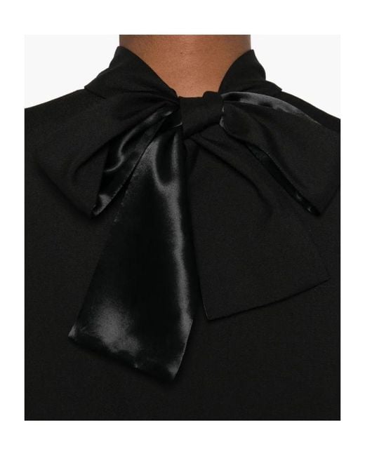 Marni Black Bow-Detail Midi Dress