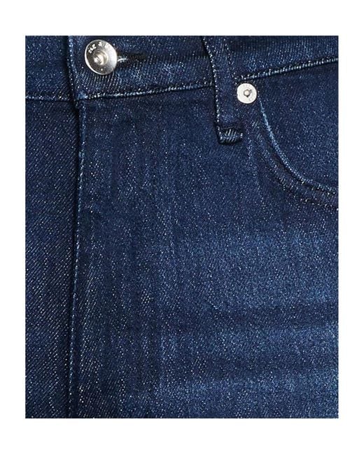 Rag & Bone Blue Minimalist Straight Leg Jeans