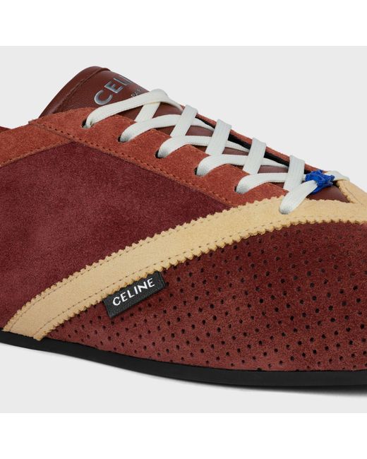 Céline Red The Flat Sneaker