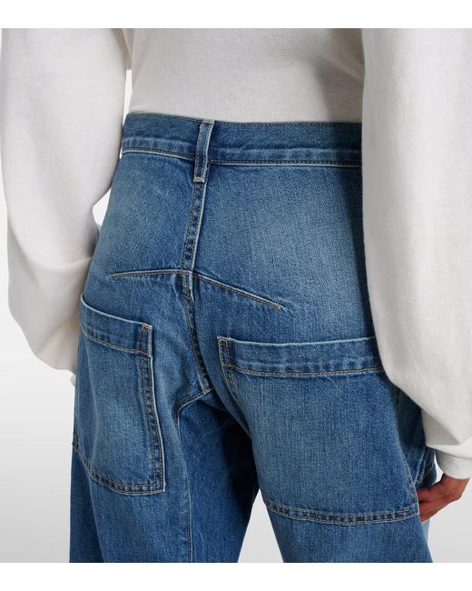 Nili Lotan Blue Belt-Loop Jeans