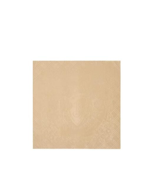 Burberry Natural Floral Crest Silk Scarf