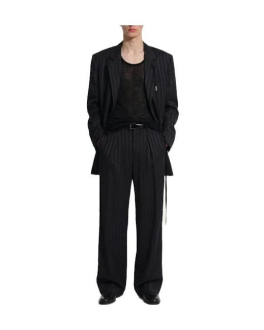 Ann Demeulemeester Black Anthoon High Comfort Tailored Jacket for men