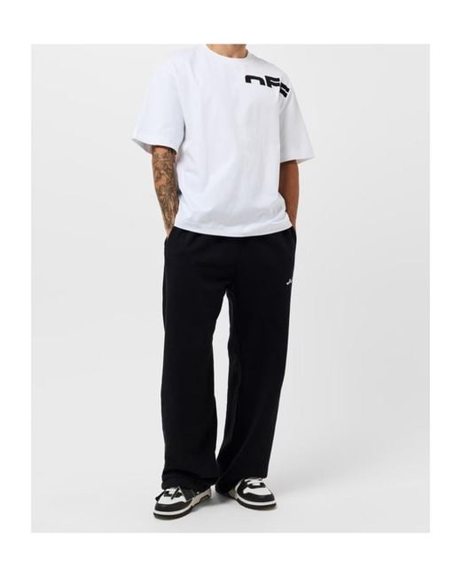 Off-White c/o Virgil Abloh White Logo Crew Neck T-Shirt for men