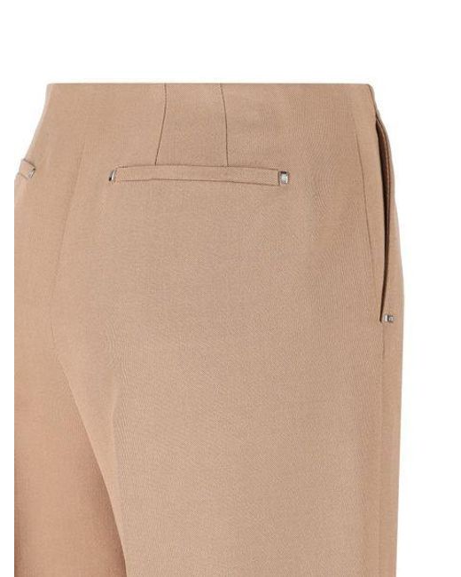Fendi Natural Straight Trousers