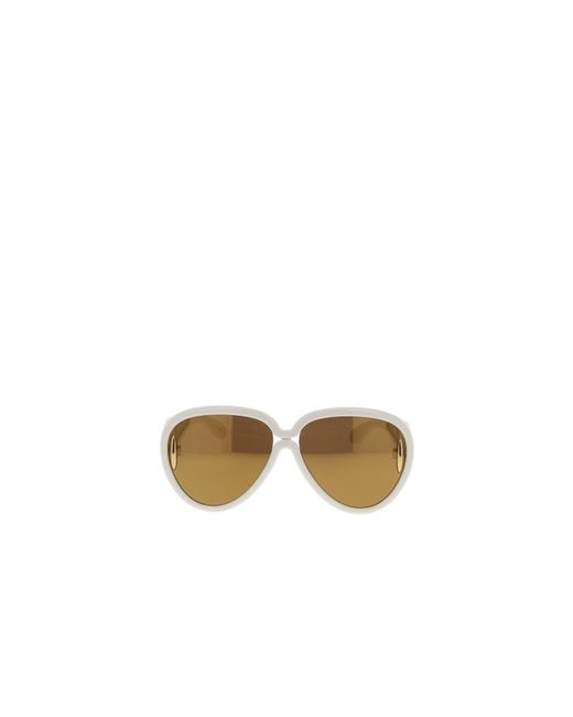 Loewe Metallic Pilot Frame Sunglasses for men