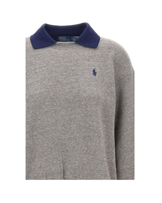 Polo Ralph Lauren Gray Long-Sleeve Sweatshirt
