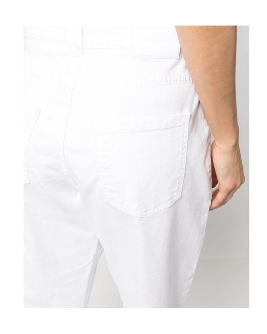 Fabiana Filippi White Belt Loop Jeans