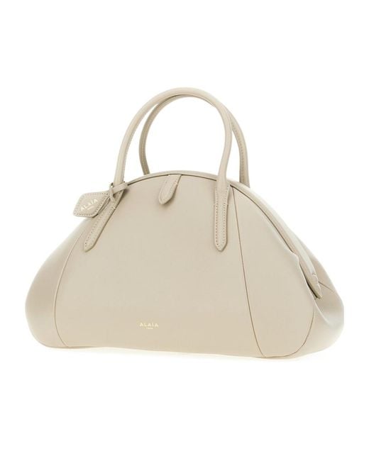 Alaïa Natural Double-Handled Handbag