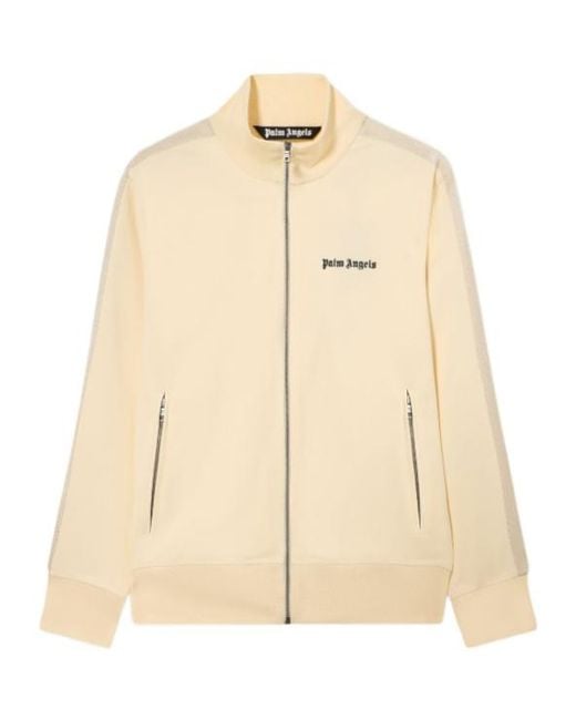 Palm Angels Natural Classic Logo Track Jacket for men
