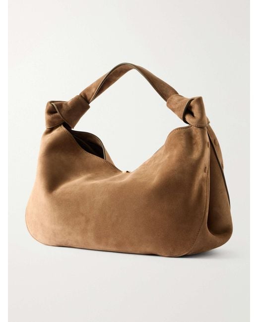 Gabriela Hearst Brown Knotted Shoulder Bag