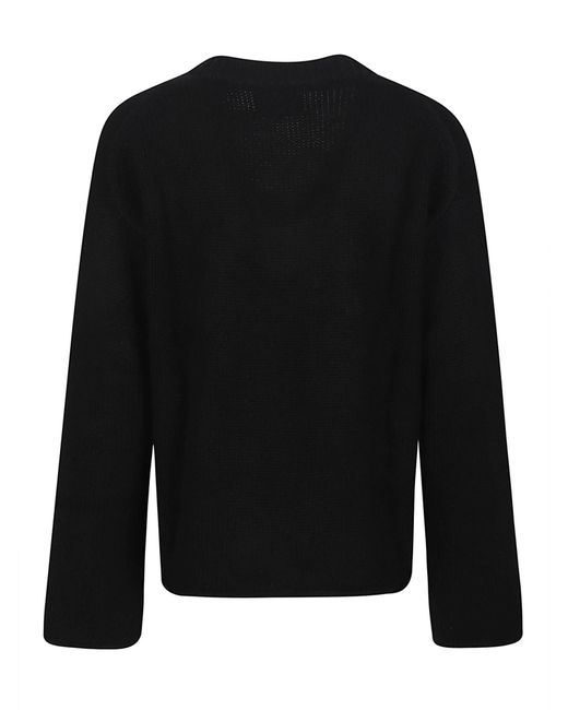 Loulou de Saison Black Derry U-Neck Sweater