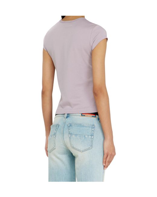 DIESEL Pink T-Angie-Od T-Shirt