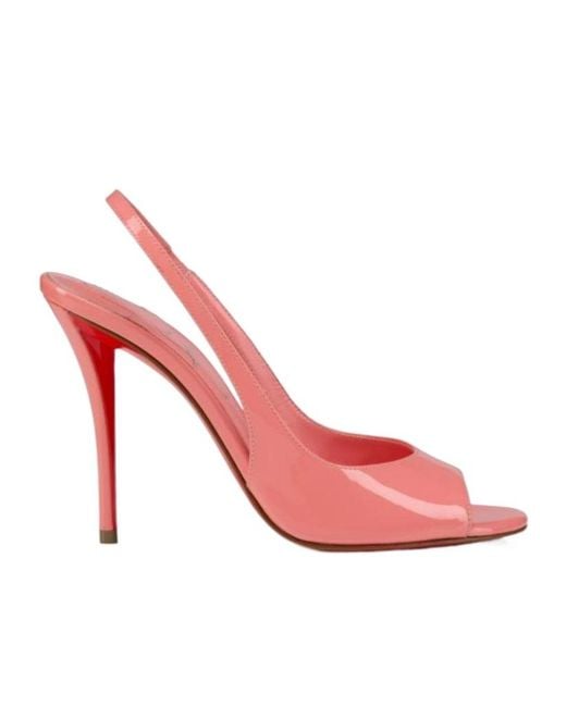 Christian Louboutin Pink Sofia Z Slingback Pumps