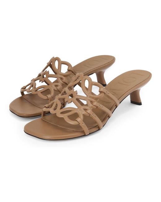 Loewe Brown Petal Anagram Slide