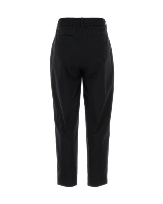 Pt Pantaloni Black Pt Torino Daisy Tapered Pants