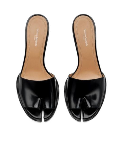 Maison Margiela Black Tabi City Sandal