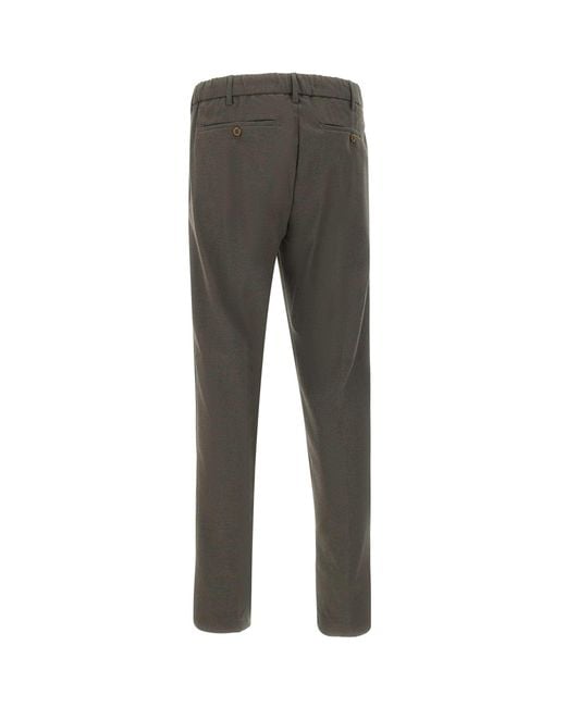 Myths Gray Apollo Drawstring Straight-Leg Pants for men