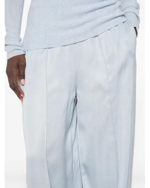 Fabiana Filippi White Elasticated-Waistband Trousers