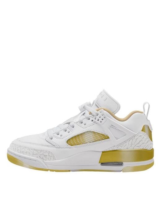Nike White Paneled Hightop Sneaker