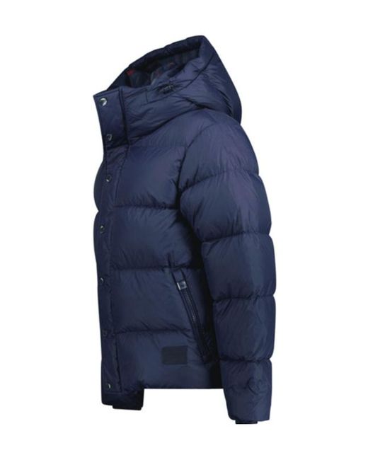 Burberry Blue Long-Sleeved Down Jacket for men