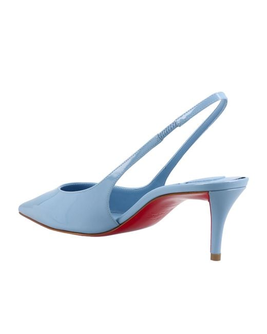 Christian Louboutin Blue Miss Z Slingback Pumps