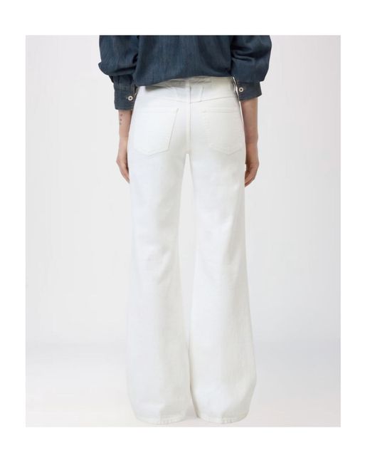 Closed Blue Straight-Leg Casual Pants