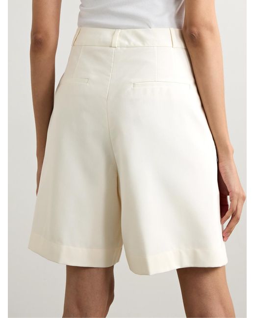 Rohe Natural Pleated Shorts